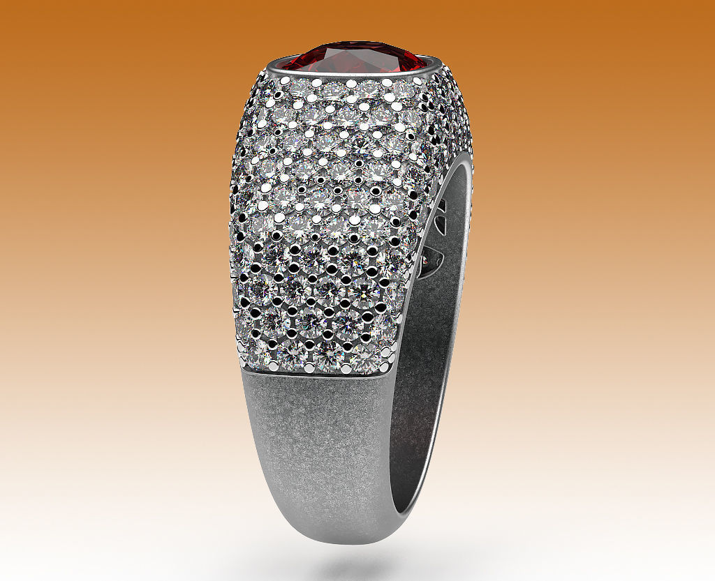 Ring Cocktail 3D print model_5