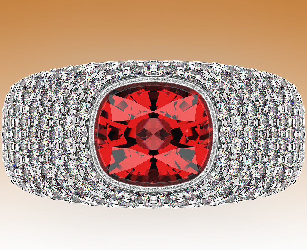 Ring Cocktail 3D print model_7