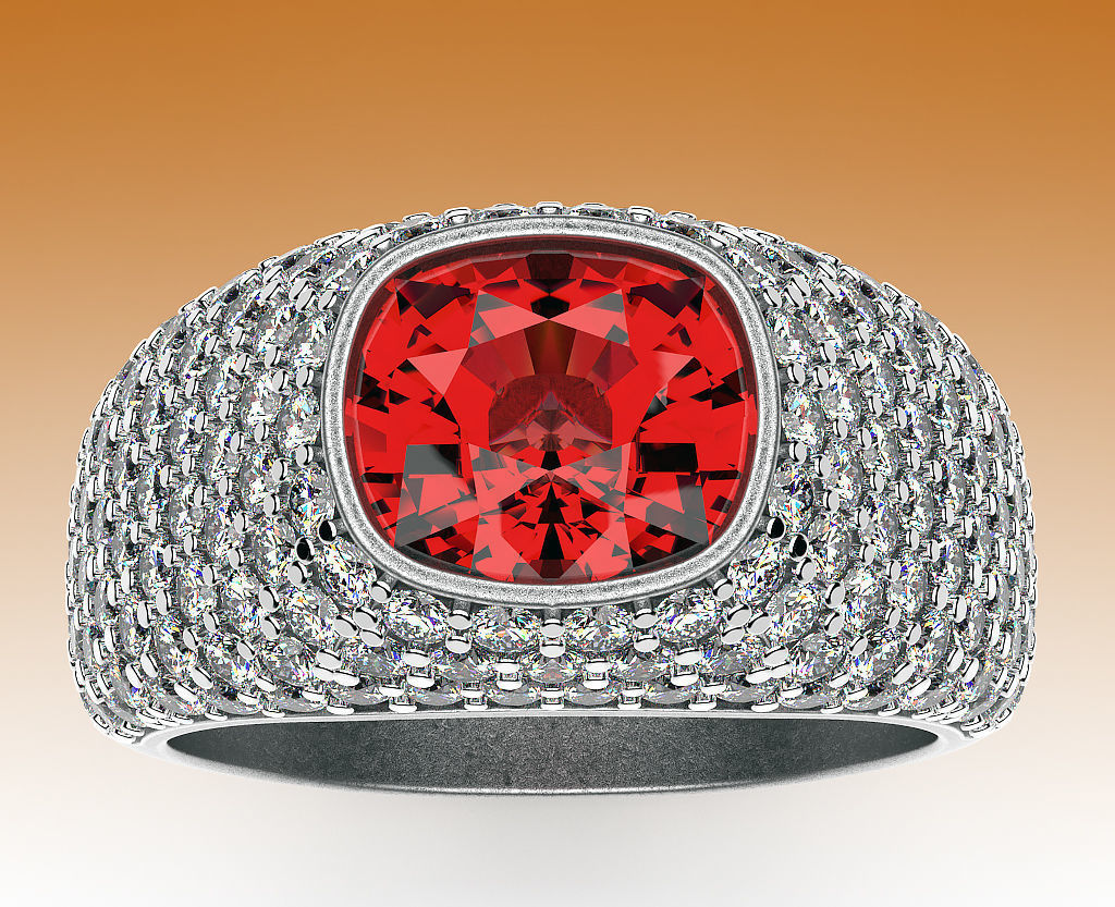 Ring Cocktail 3D print model_3