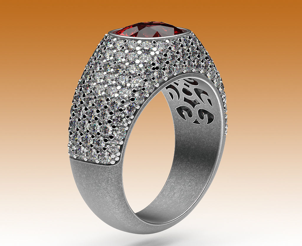 Ring Cocktail 3D print model_2