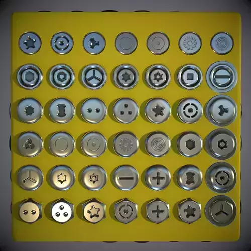 Bolts - Fasteners Generator Substance Texture Bolts - Fasteners Generator Substance Texture