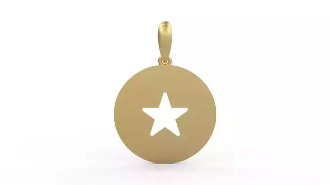 Initial Letters Pendant Captain of America O