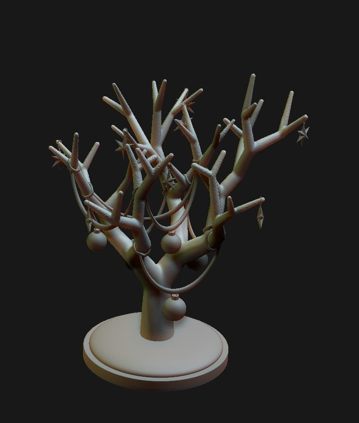 christmas tree 3D print model_7