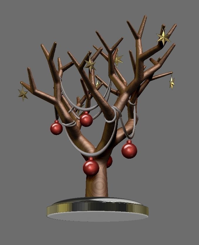 christmas tree 3D print model_2
