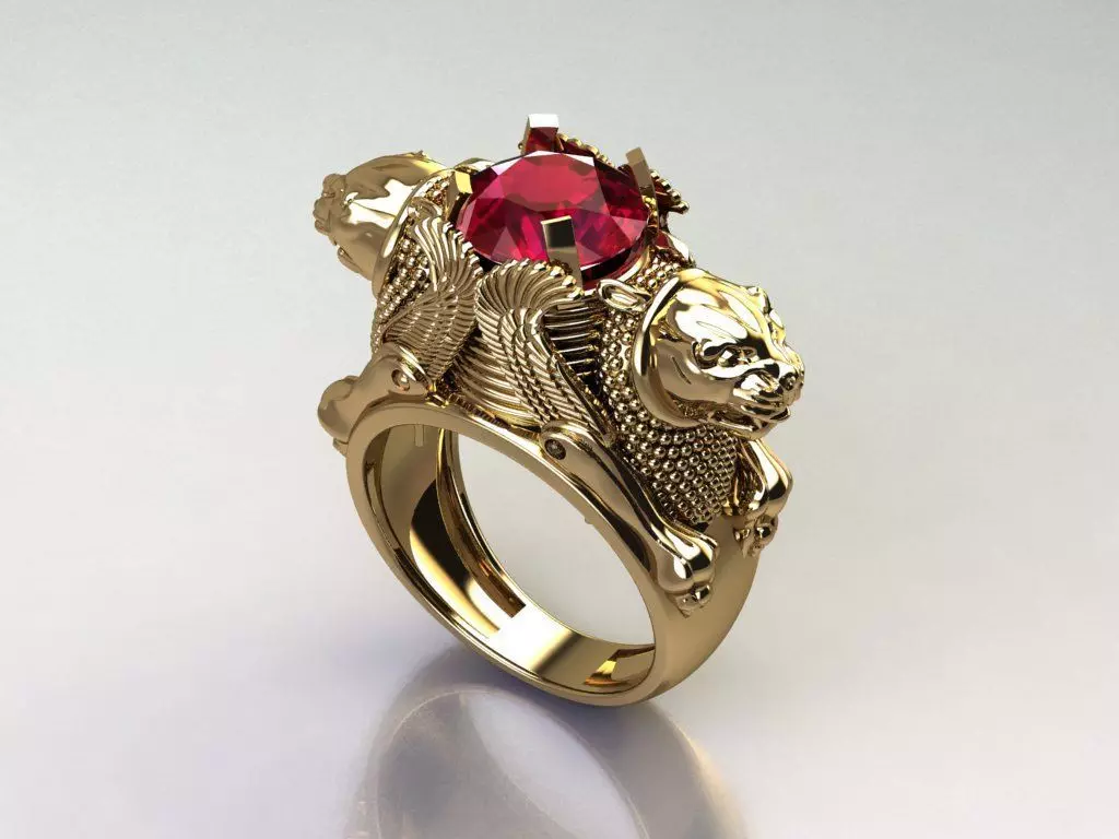 Ring R 53 3D print model_0