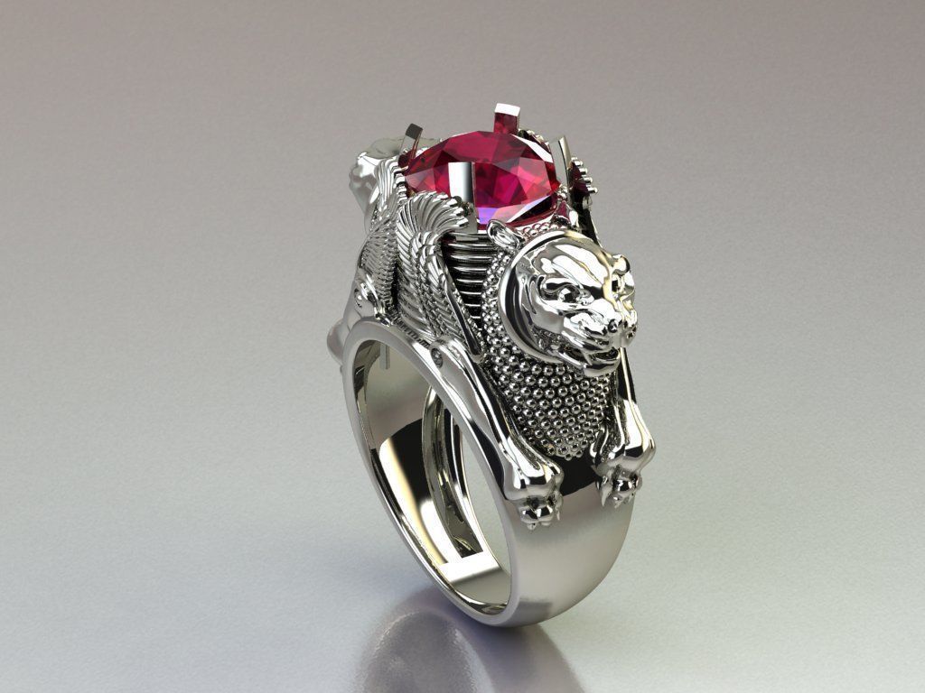 Ring R 53 3D print model_1