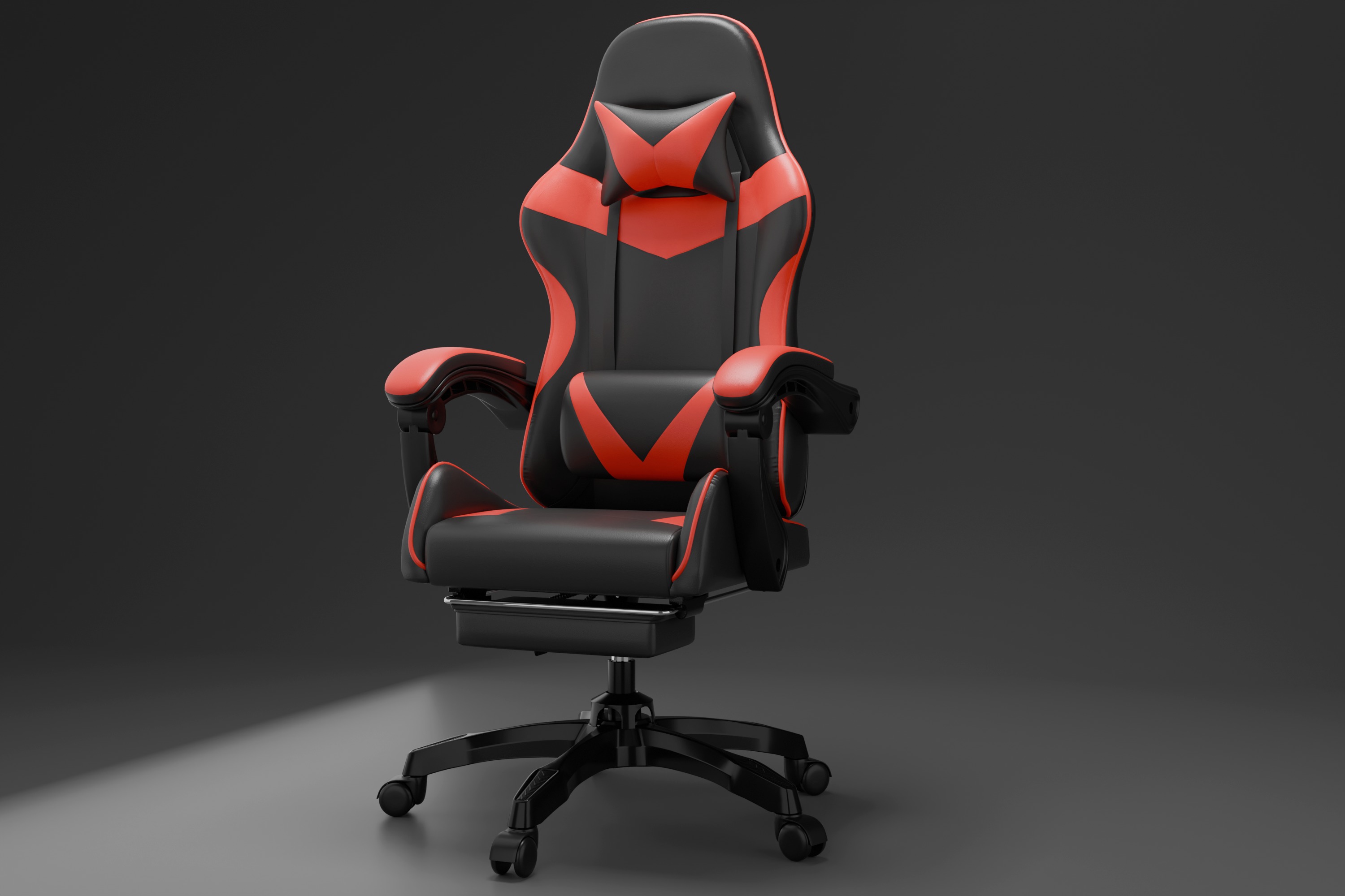 Gaming Chair Low-poly 3D model_1