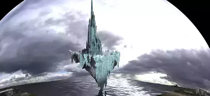 Floating Mountain castle