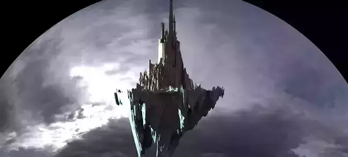 Floating Mountain castle 2