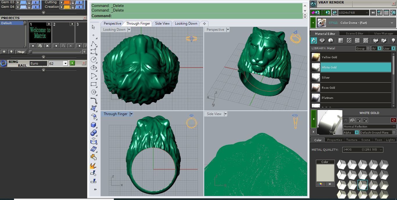 Ring R 54 3D print model_4