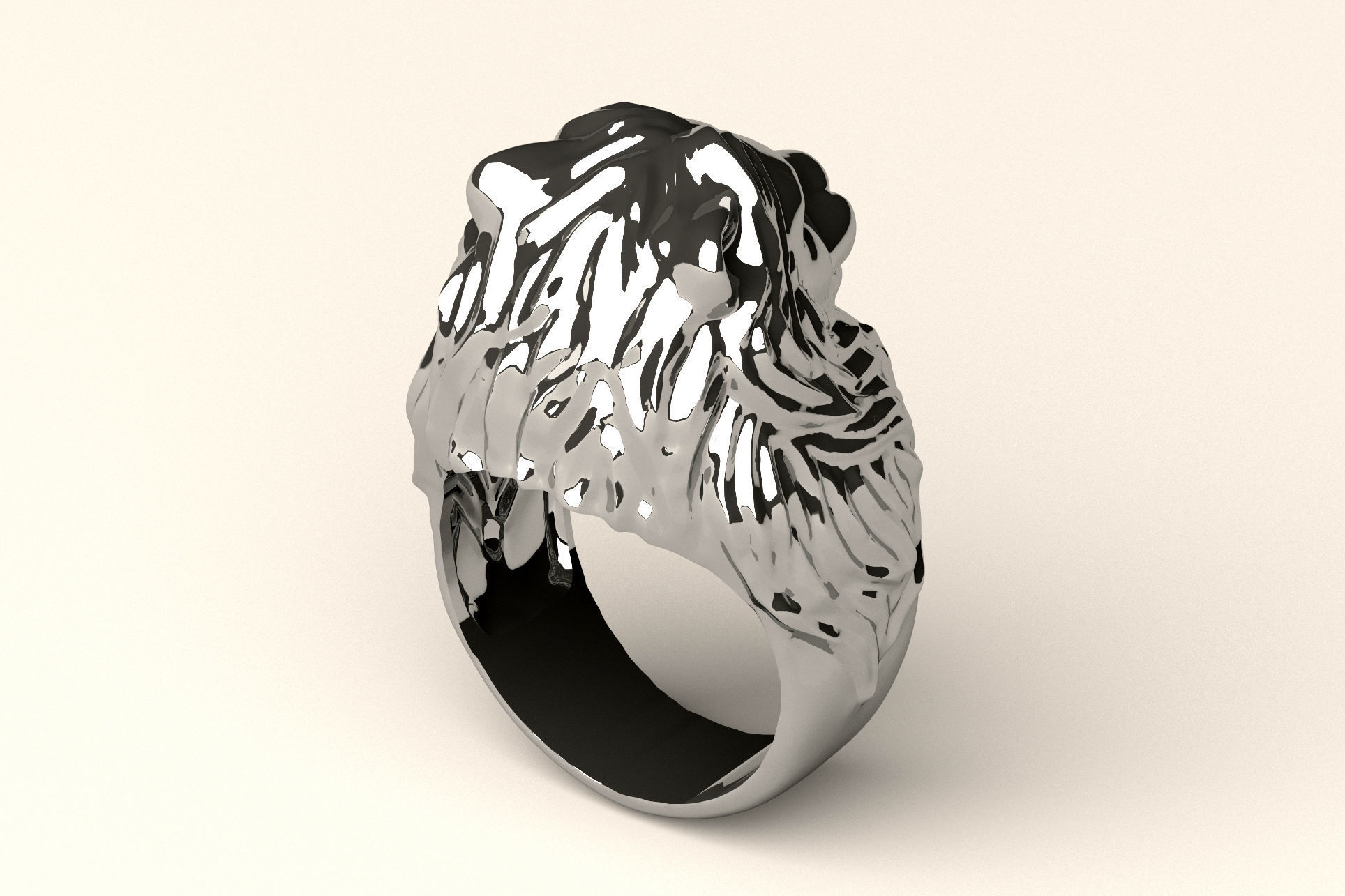 Ring R 54 3D print model_3