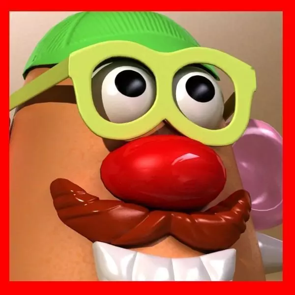 Mister Potato Head Toy 3D model_0