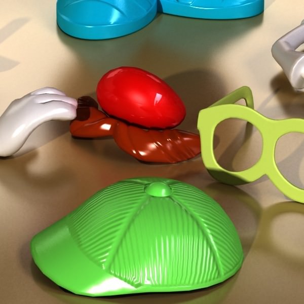 Mister Potato Head Toy 3D model_4