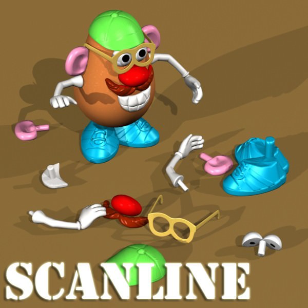 Mister Potato Head Toy 3D model_6