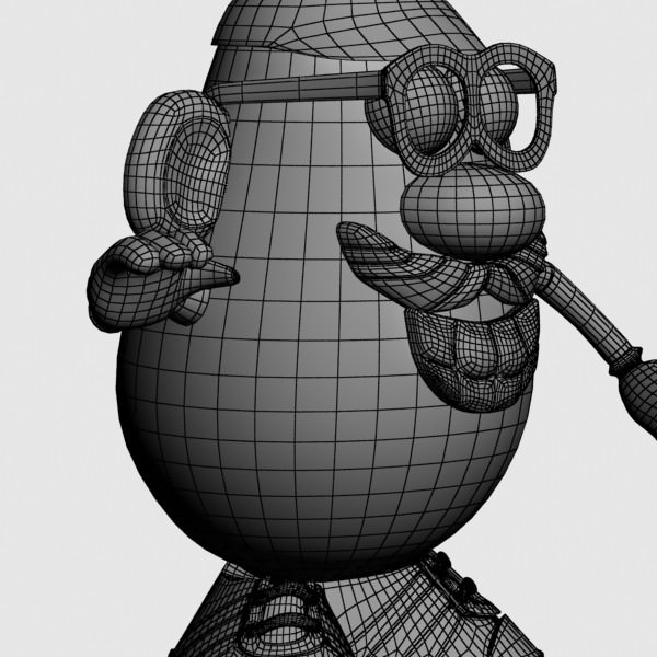 Mister Potato Head Toy 3D model_8