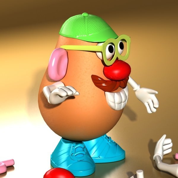 Mister Potato Head Toy 3D model_2