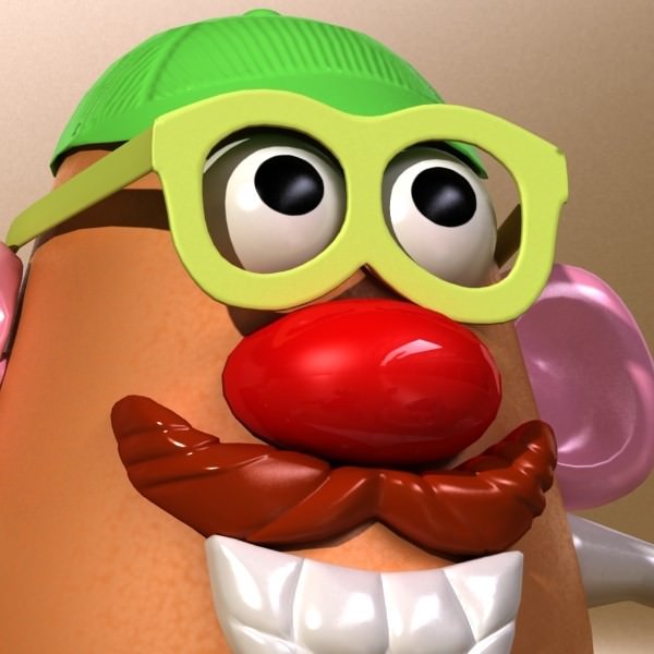 Mister Potato Head Toy 3D model_5