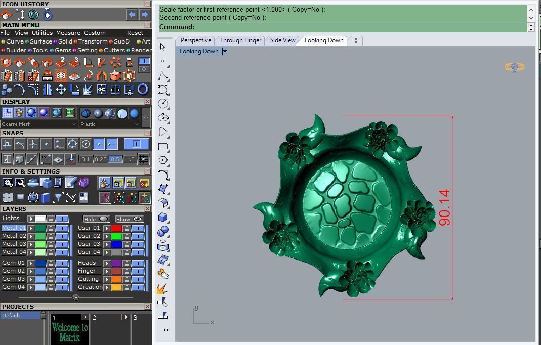 Creative CR 07 ashtray  3D print model_3