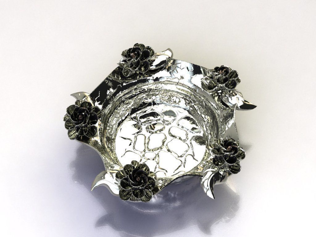 Creative CR 07 ashtray  3D print model_2