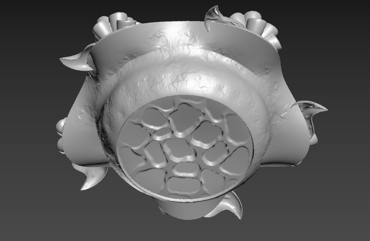 Creative CR 07 ashtray  3D print model_6