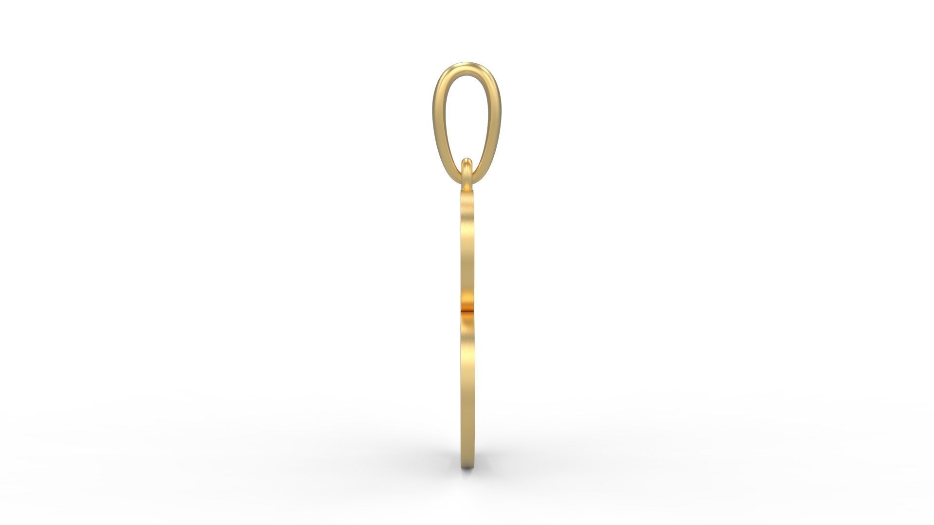 Initial Letters Pendant Cinzel Decorative B 3D print model_2