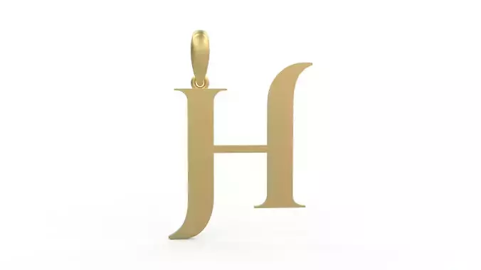 Initial Letters Pendant Cinzel Decorative H