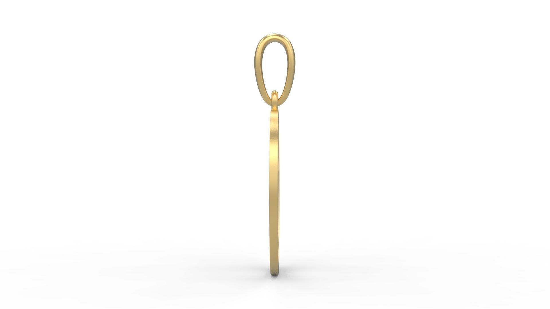 Initial Letters Pendant Cinzel Decorative O 3D print model_5