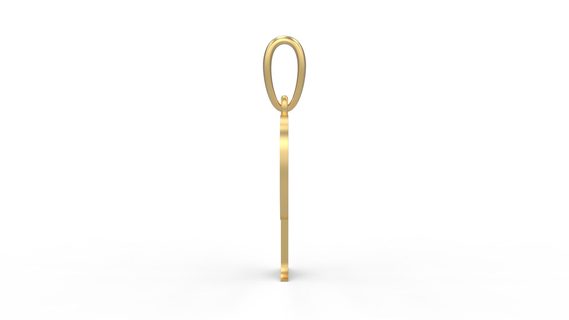 Initial Letters Pendant Cinzel Decorative P 3D print model_2