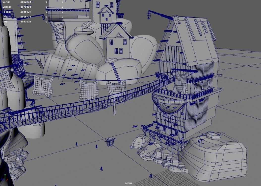 Bilgewater League of Legends Arcane 3D model_13