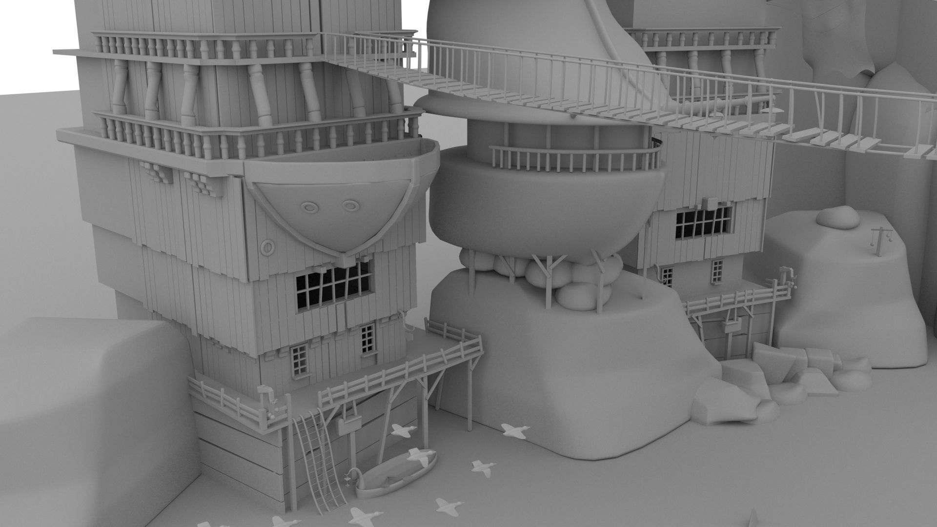 Bilgewater League of Legends Arcane 3D model_2