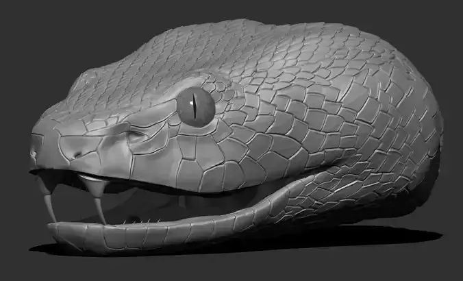 Snake Heads - 3D Printable 3D print model