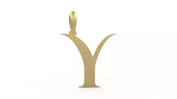 Initial Letters Pendant Cinzel Decorative Y