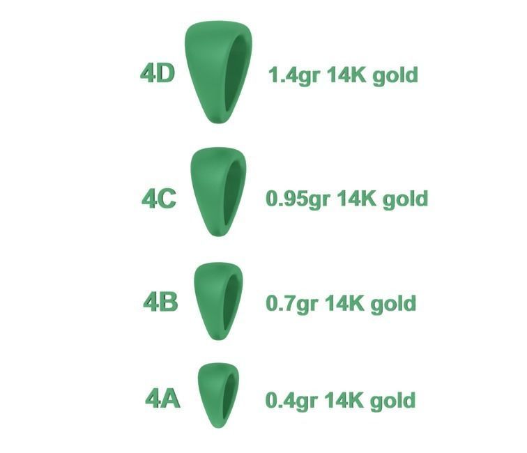 32 TAPERED BAILS PACKAGE for Pendants Necklaces  3D Model Collection_46