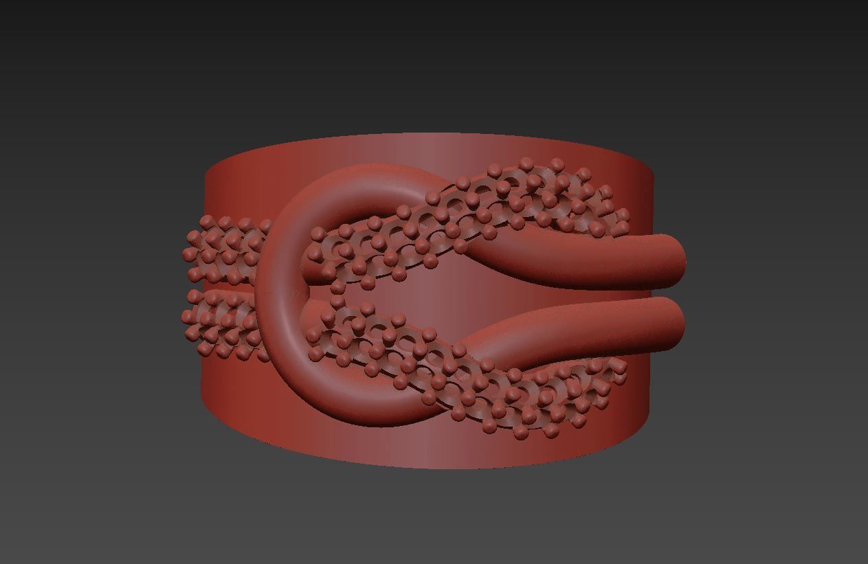 Ring R 50 3D print model_4