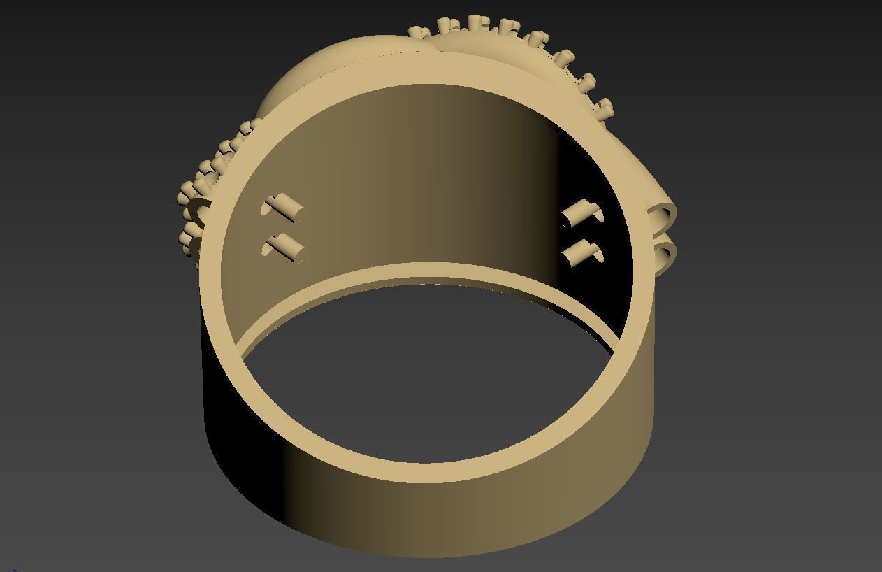 Ring R 50 3D print model_3