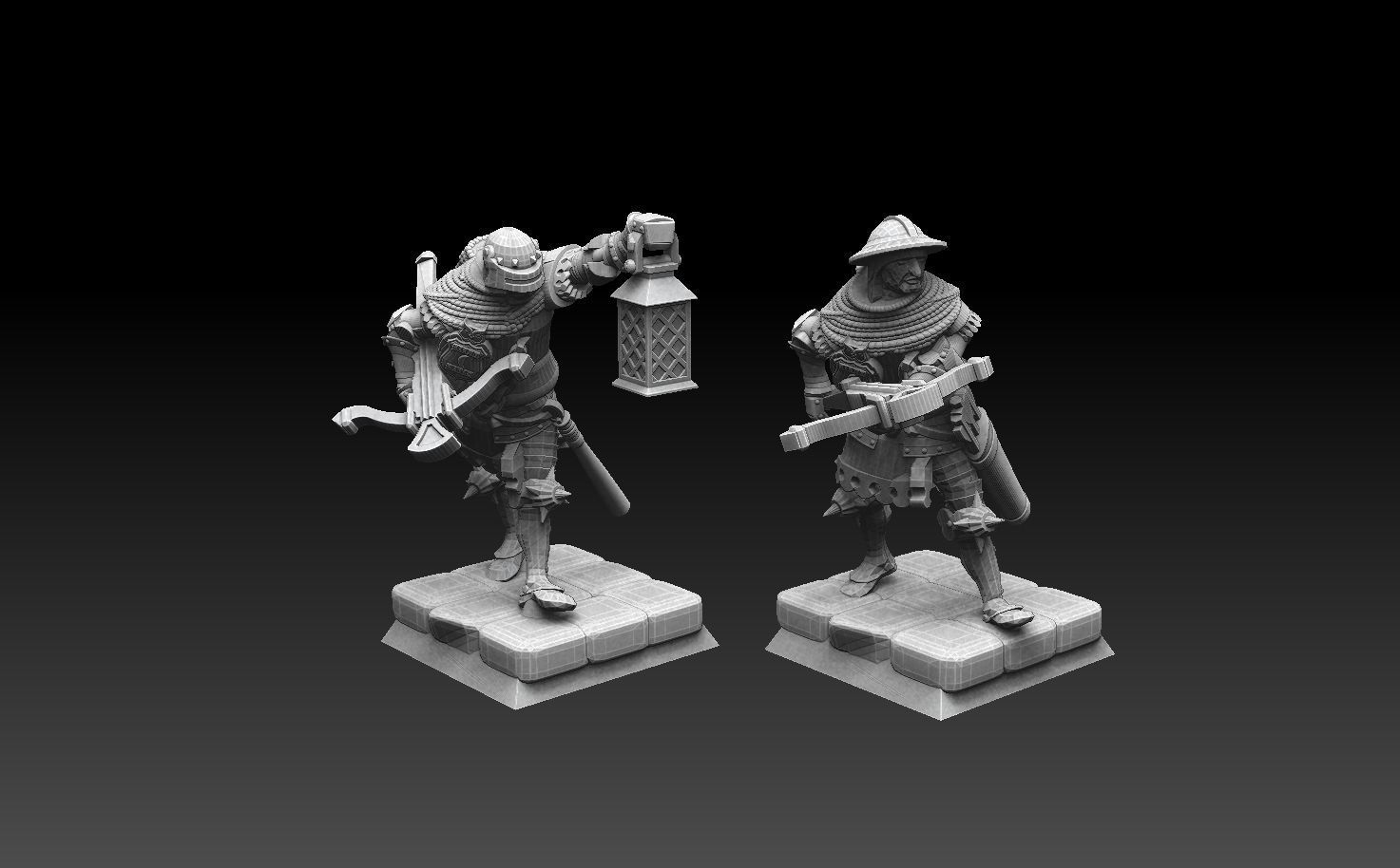 Night Watch Crossbowmen 3D print model_4