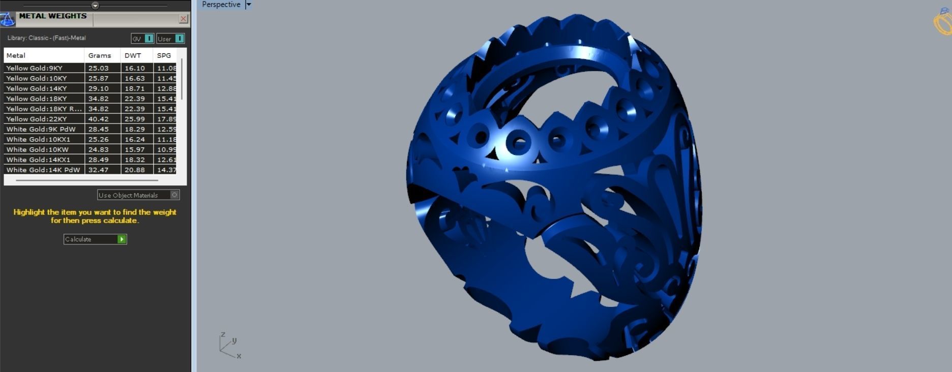 Ring R 52 3D print model_4