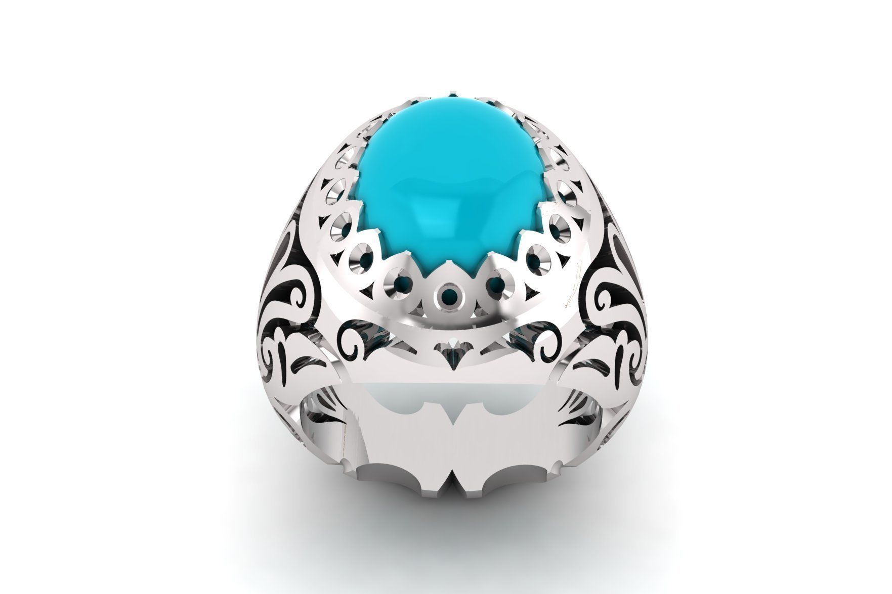 Ring R 52 3D print model_1