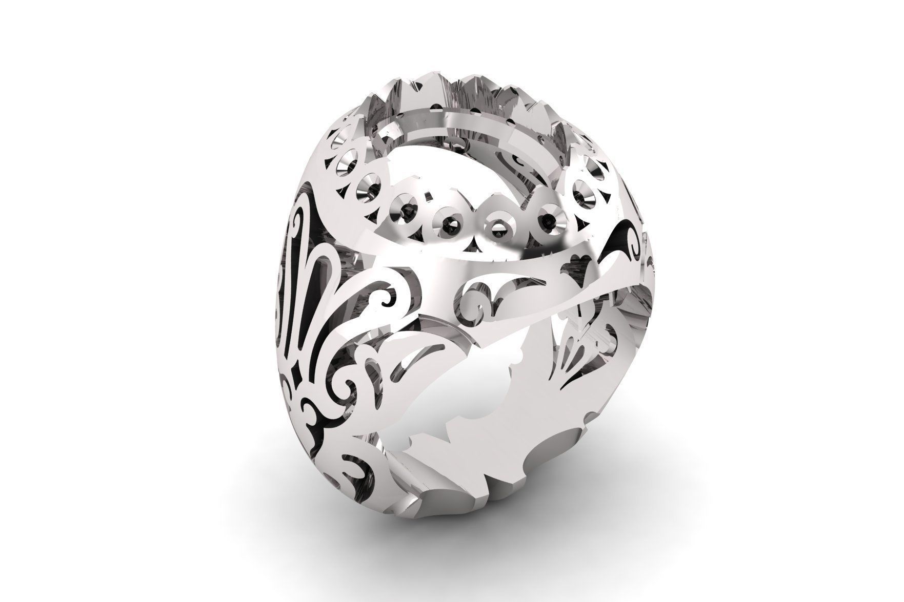 Ring R 52 3D print model_2