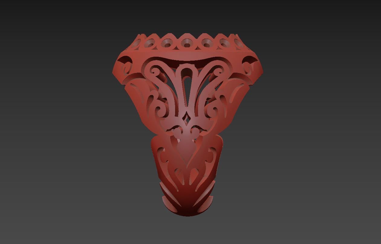 Ring R 52 3D print model_7