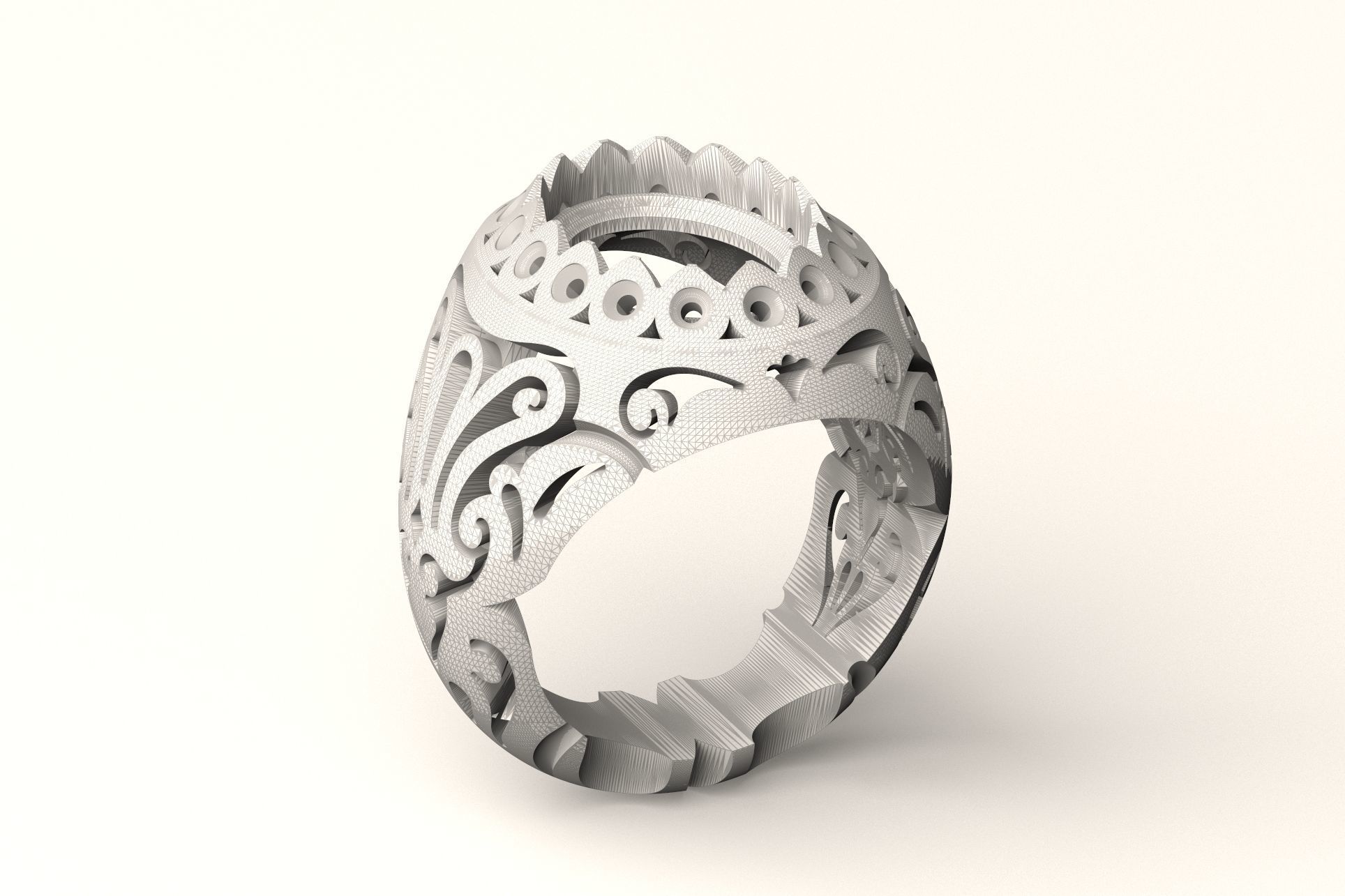 Ring R 52 3D print model_5