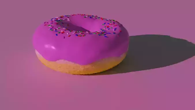 Donut with sprinkles