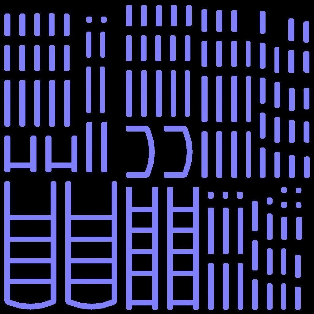 Bookcase 1 with marble shelves Low-poly 3D model_20