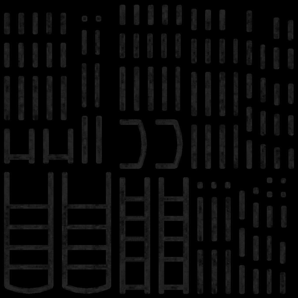 Bookcase 1 with marble shelves Low-poly 3D model_22