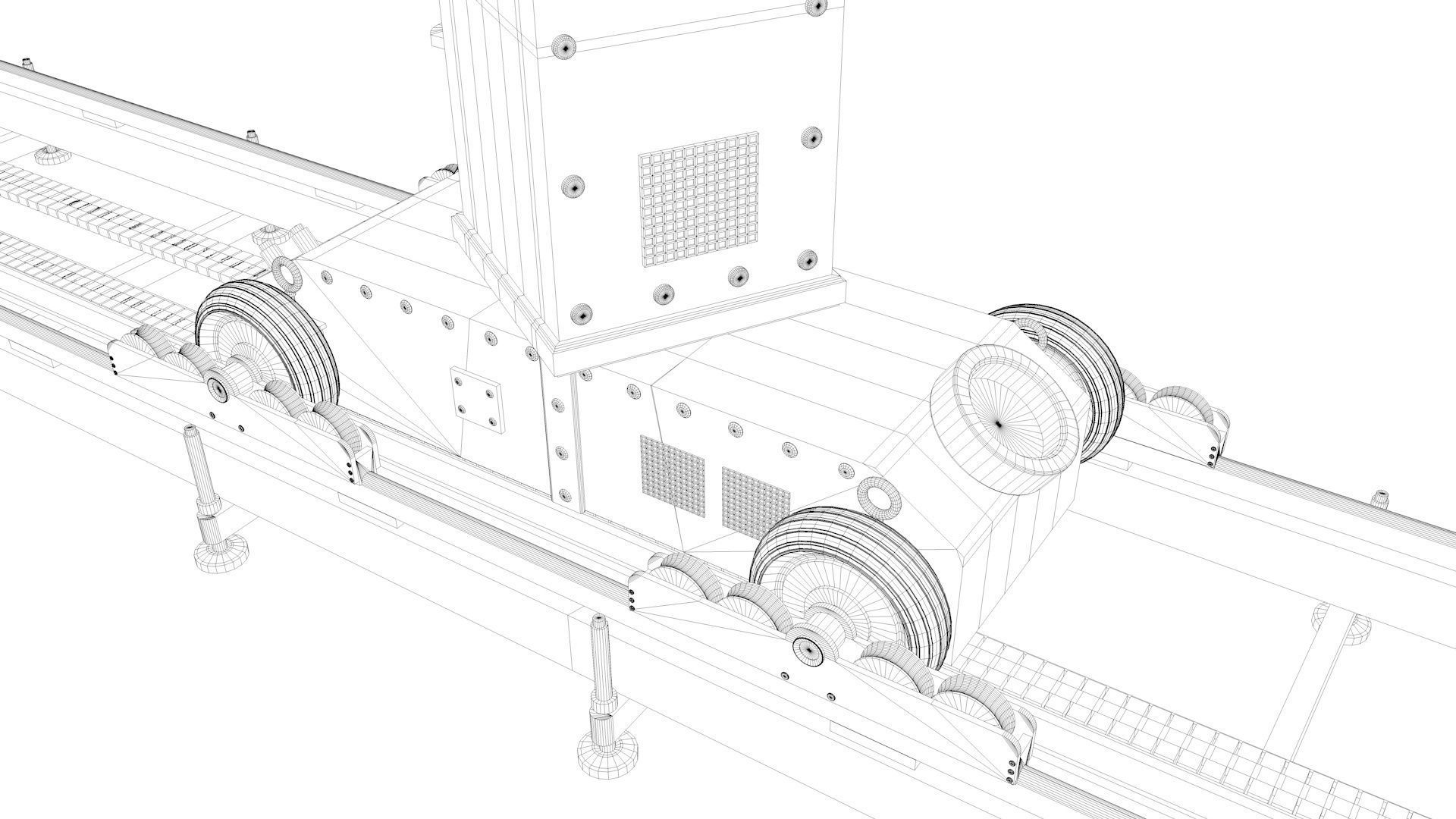 Technodolly Camera Crane 3D model CGTrader