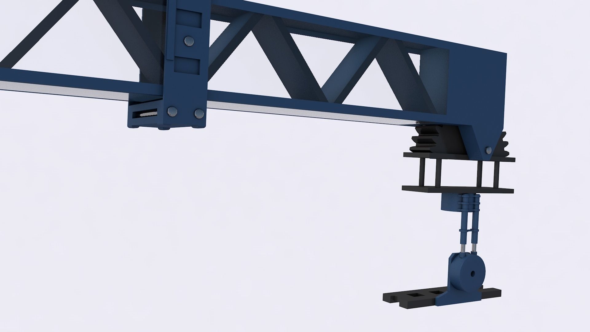 Technodolly Camera Crane 3D model CGTrader