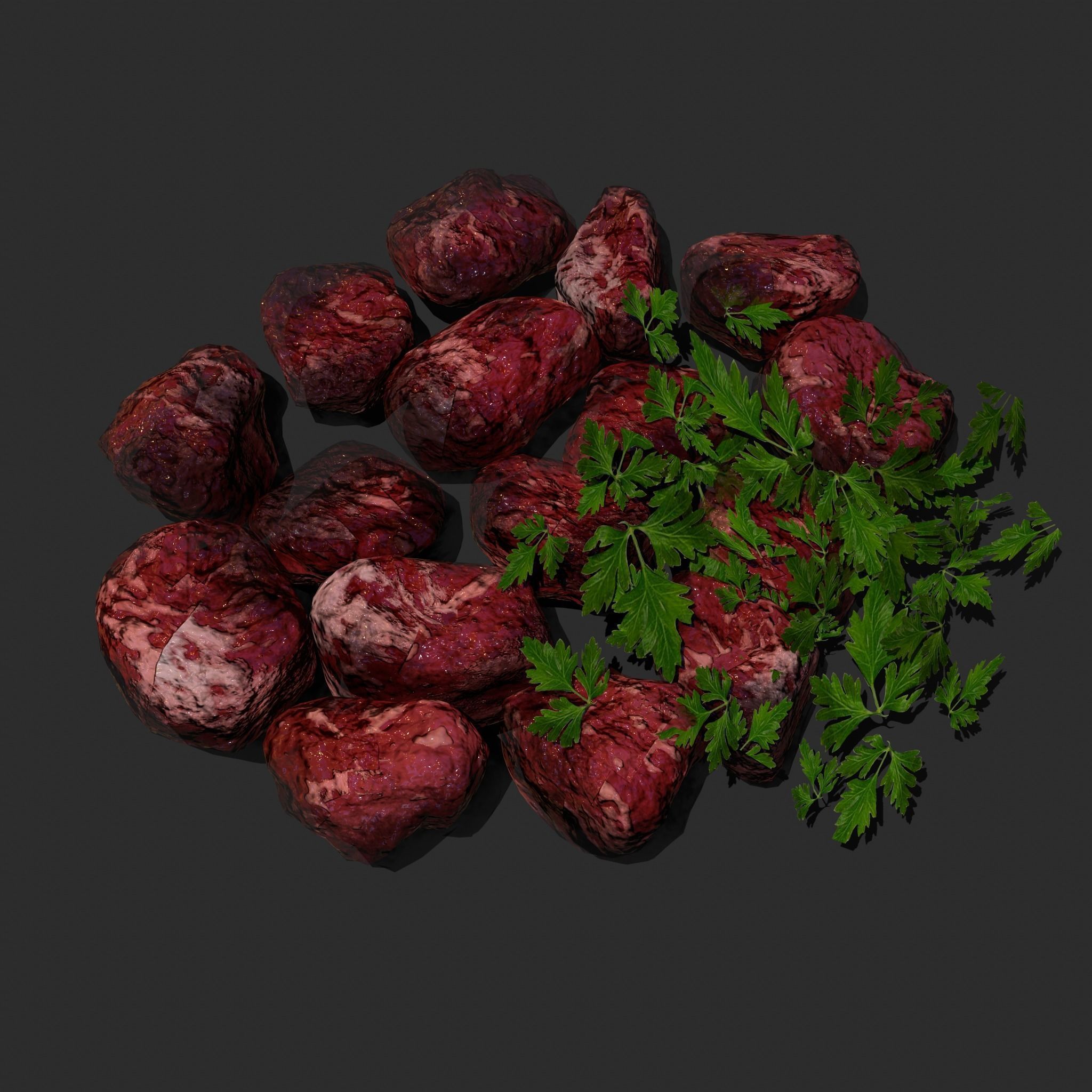 Cinnamon Cheese and Beef Soup 3D Model Collection_18