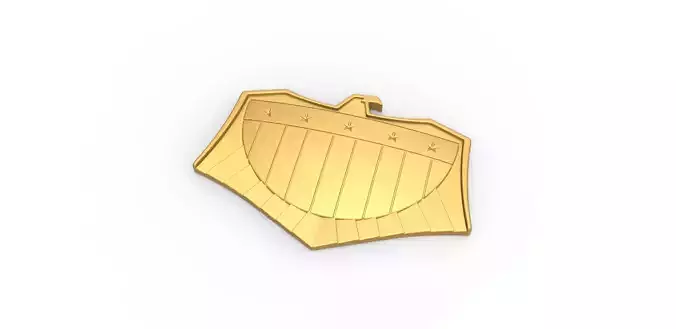Belt buckle from the movie Dredd 2012 3D print model