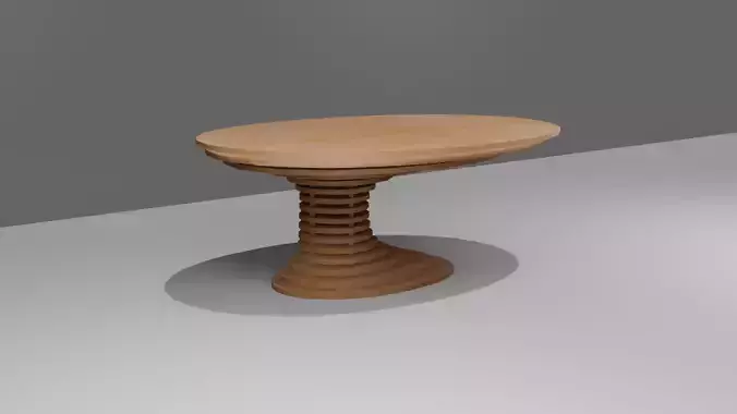 LowPoly Furniture Parametric Table 01