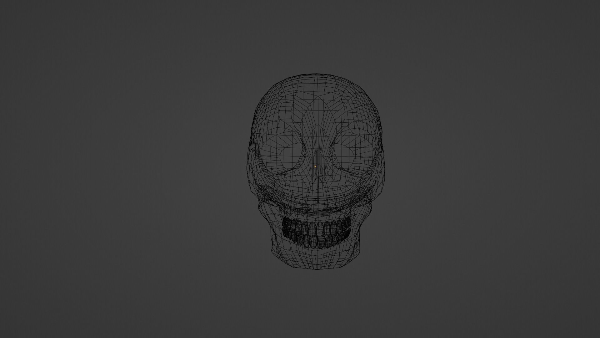 Skull 3D Model Free low-poly 3D model_4
